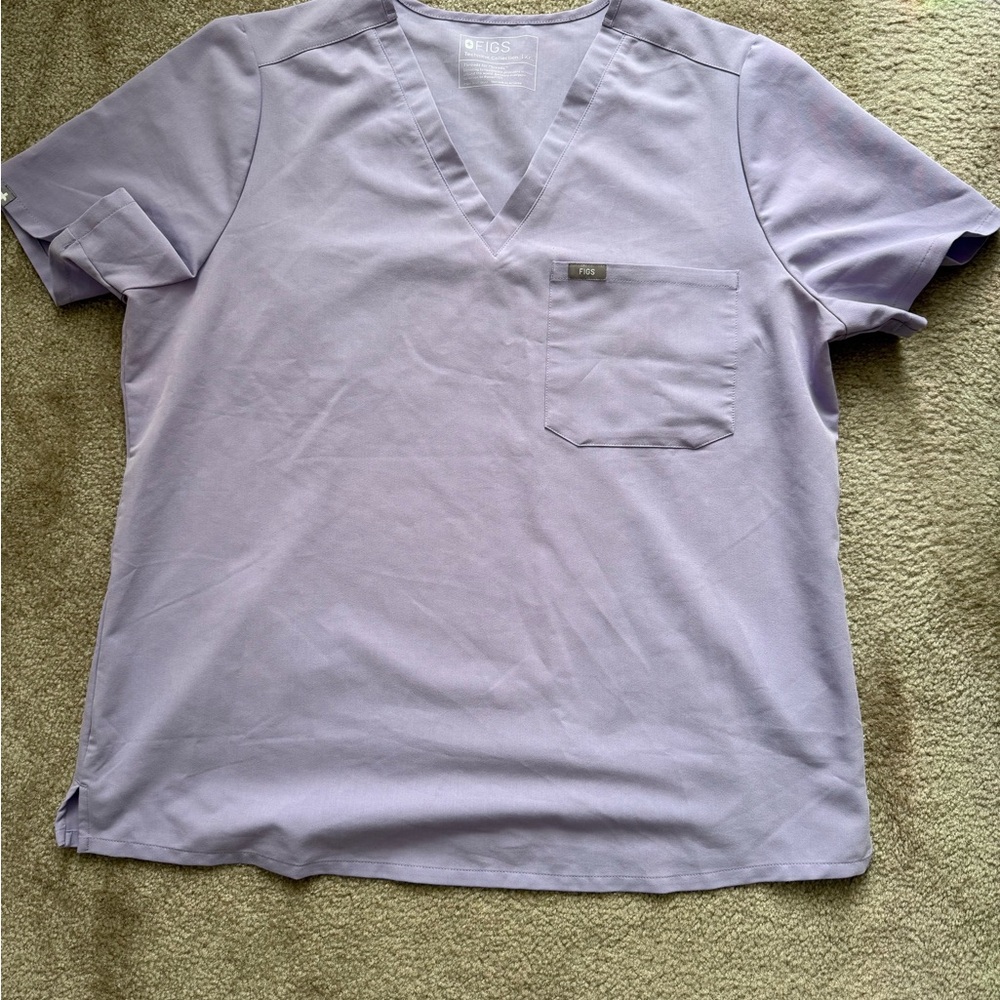 FIGS Lavender Dew Scrub Top XXL